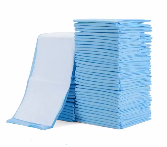 개인 관리 고흡수성 청색 필름 병원 의료용 일회용 패드 성인 언더패드 제조업체
