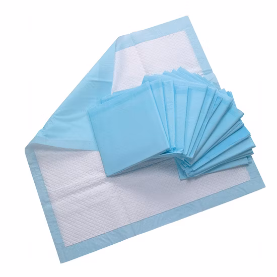 공장 도매 병원 사용 일회용 흡수성 간호 패드 Underpad 의료 성인 및 아기 Underpads
